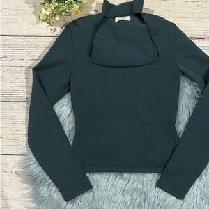 Babaton Teal Knit Top